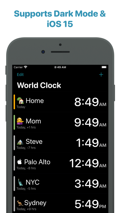 World Clock Time Widget screenshot 4