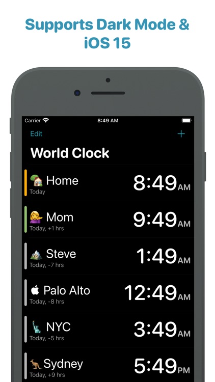 World Clock Time Widget screenshot-3