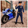 US Police Moto Bike Cop Chase