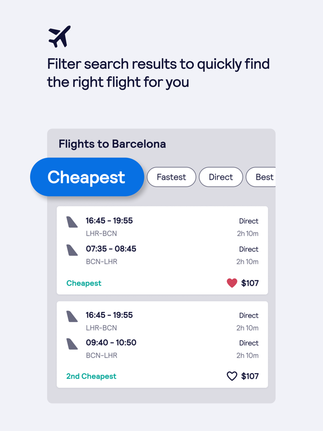 ‎Skyscanner – travel deals Screenshot