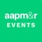 The AAPMR Events mobile application allows you to view the schedule, exhibitors and speaker details from the annual conference