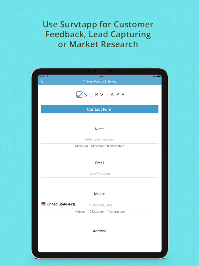 Survtapp Offline Survey App