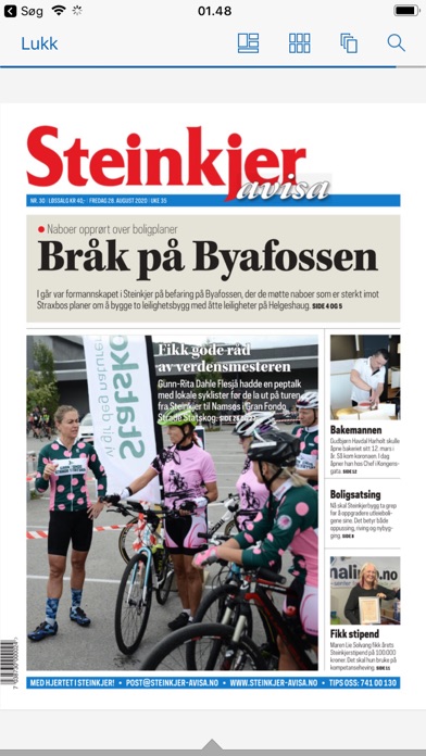 Steinkjer-Avisa eAvis screenshot 2