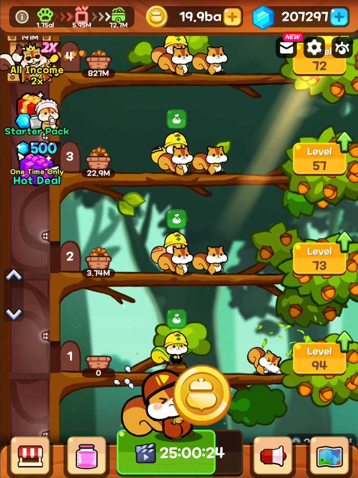 Idle Squirrel Tycoon Manager