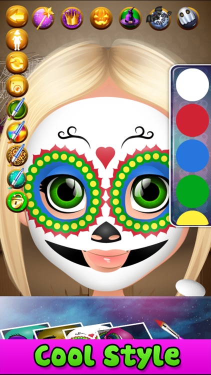 Halloween Face Paint Salon screenshot-4