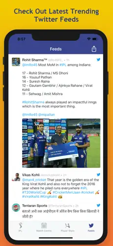 Immagine dello schermo 8 Cricket Fever - IPL 2022 Live iphone