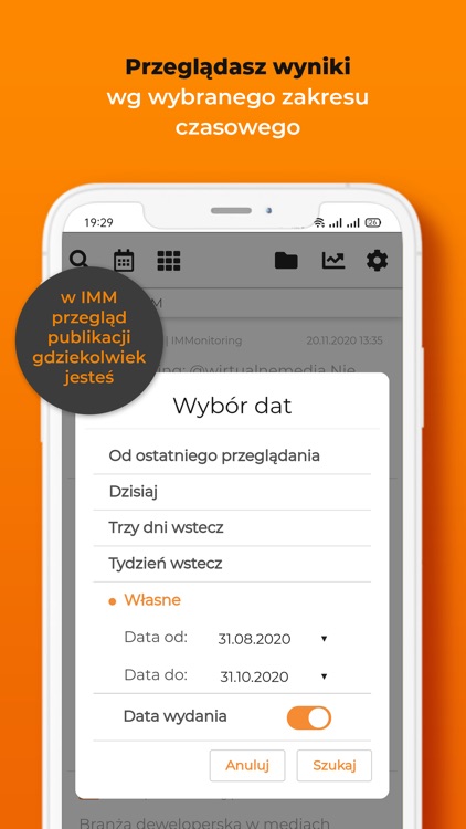 IMMapp monitoring mediów screenshot-7