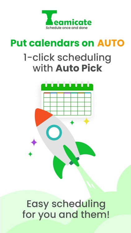 Teamicate: 1-click scheduling