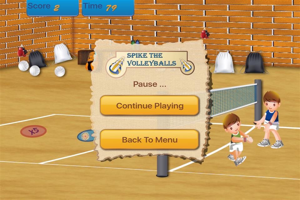 Spike the Volleyballs screenshot 3