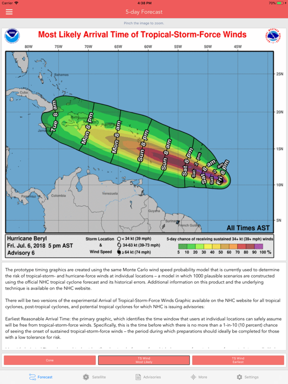 National Hurricane Center Data screenshot 3