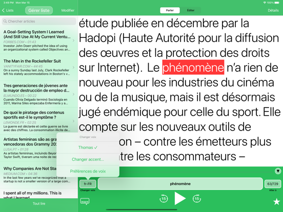 Speaky - Articles Web en Audio Speaky - Articles Web en Audio