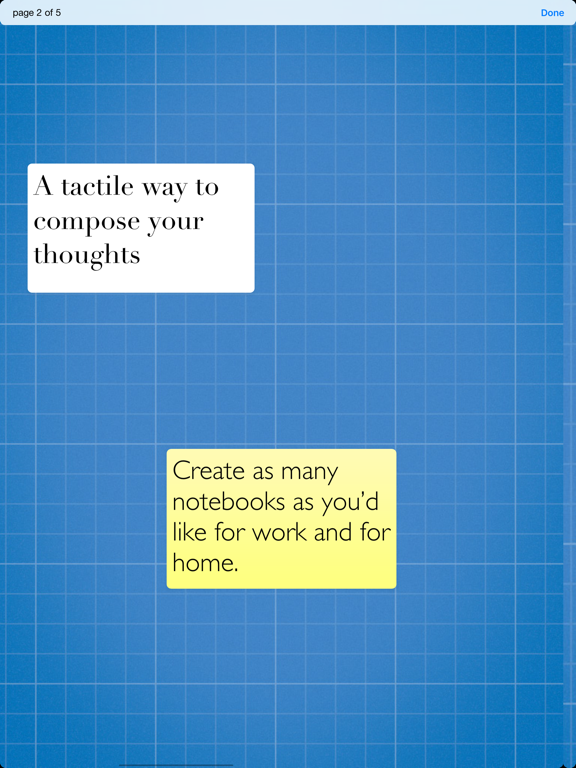 Sticky - Eenvoudige notebooks iPad app afbeelding 1