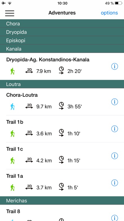 Topoguide Greece hiking guides screenshot-3