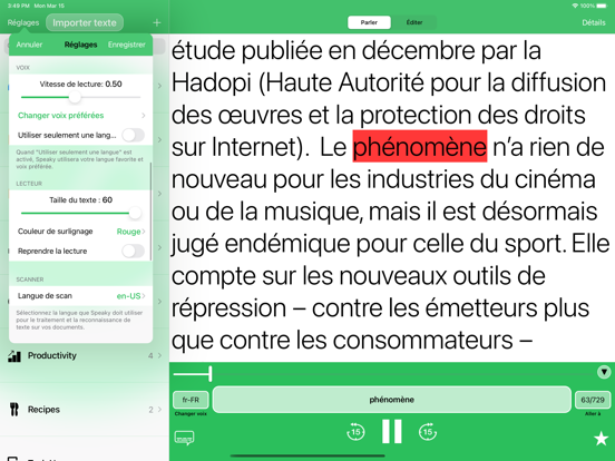 Speaky - Articles Web en Audio Speaky - Articles Web en Audio