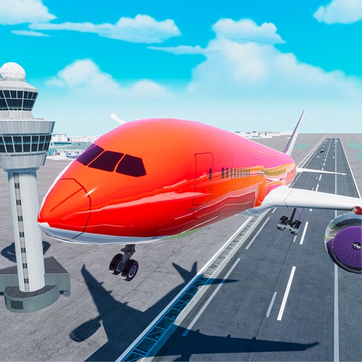 Airport Simulator Plane Games Icon