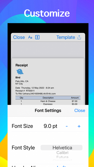 e-Receipt Maker screenshot 4