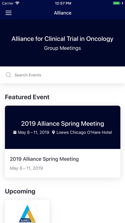 Alliance Group Meetings