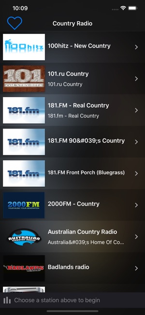 Country Radio Music Stations