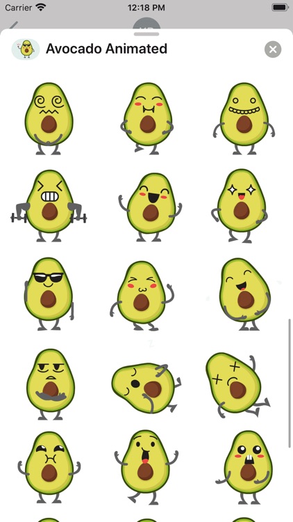 Avocado: Animated Stickers screenshot-4