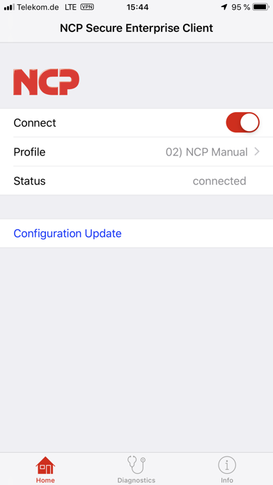 How to cancel & delete NCP Secure Enterprise Client from iphone & ipad 1
