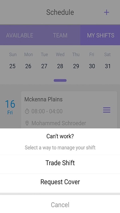 Genio: Shift Schedule Maker