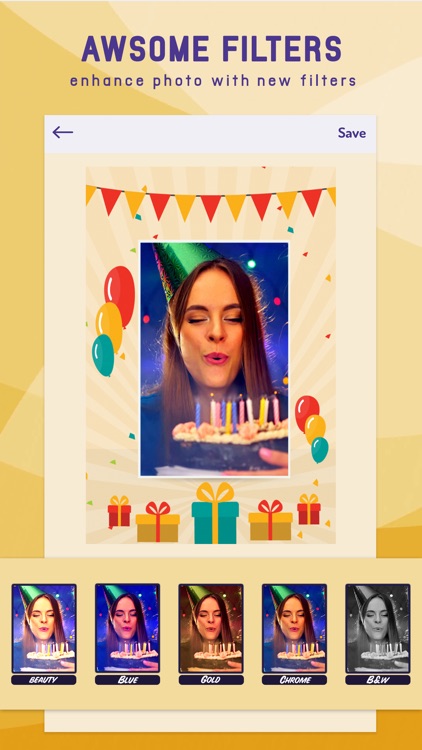 Birthday Photo Frames Editor screenshot-3