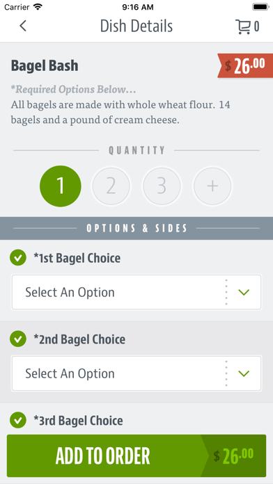 How to cancel & delete Greenfield's Bagels & Deli from iphone & ipad 4