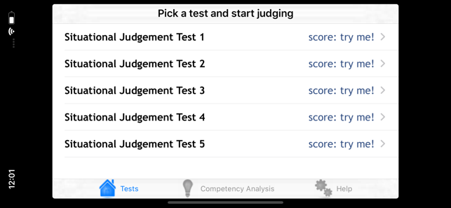 Situational Judgement Test