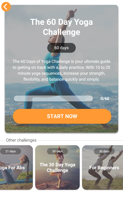 Yoga Workout Challenge screenshot 4