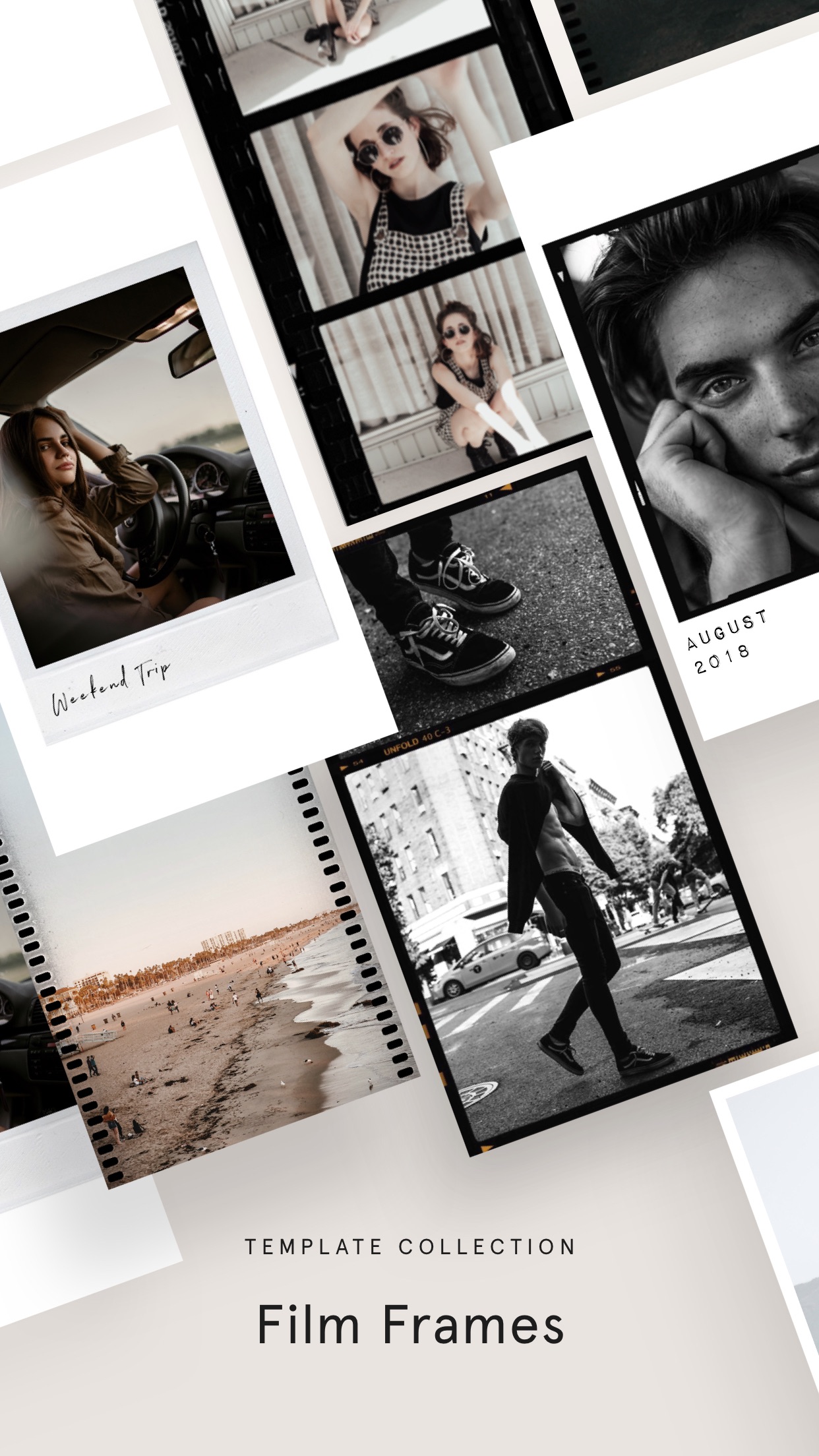 Screenshot do app Unfold — Crie Histórias