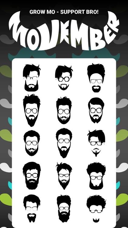 Movember 'Stache Talk Stickers