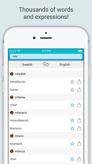 English Swahili Dictionary + screenshot 3