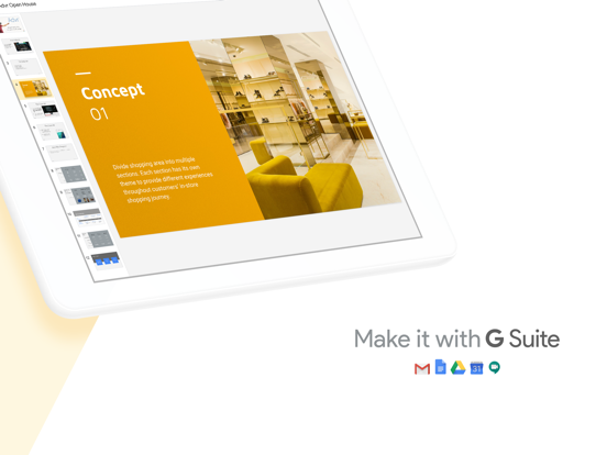 iPad Image of Google Slides