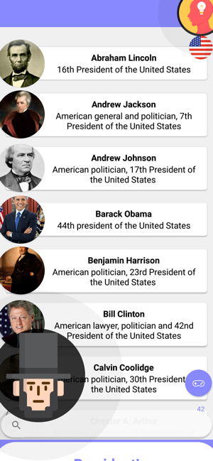 USAPresidents Quiz Game 2019(圖3)-速報App