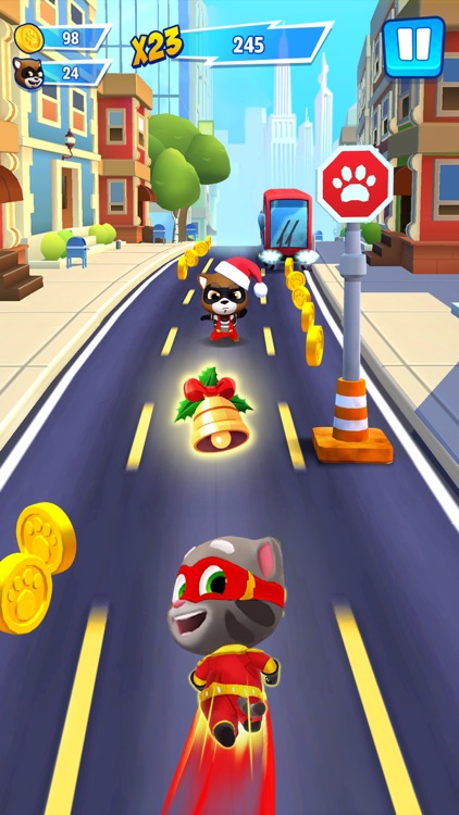 Talking Tom Hero Dash Run Game screenshot-0