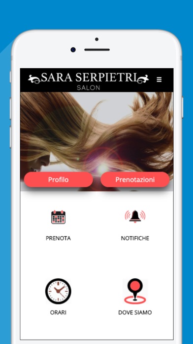 Sara Serpietri Salon screenshot 2
