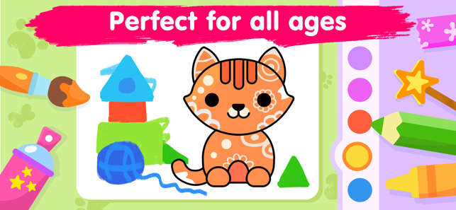 Kids coloring games for 3-5(圖2)-速報App