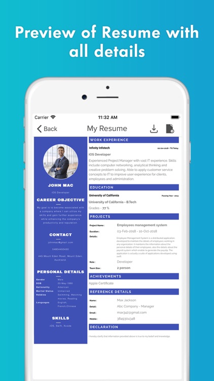 Resume Maker - Professional CV screenshot-7