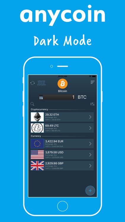 ANYCOIN Crypto Converter screenshot-3