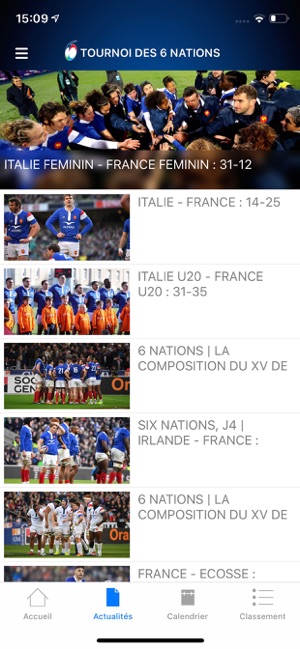 Ligue Nationale de Rugby(圖4)-速報App