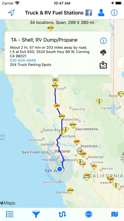 Truck & RV Fuel Stations