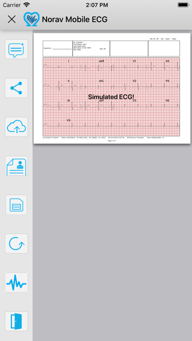 Norav Medical Mobile ECG screenshot 4