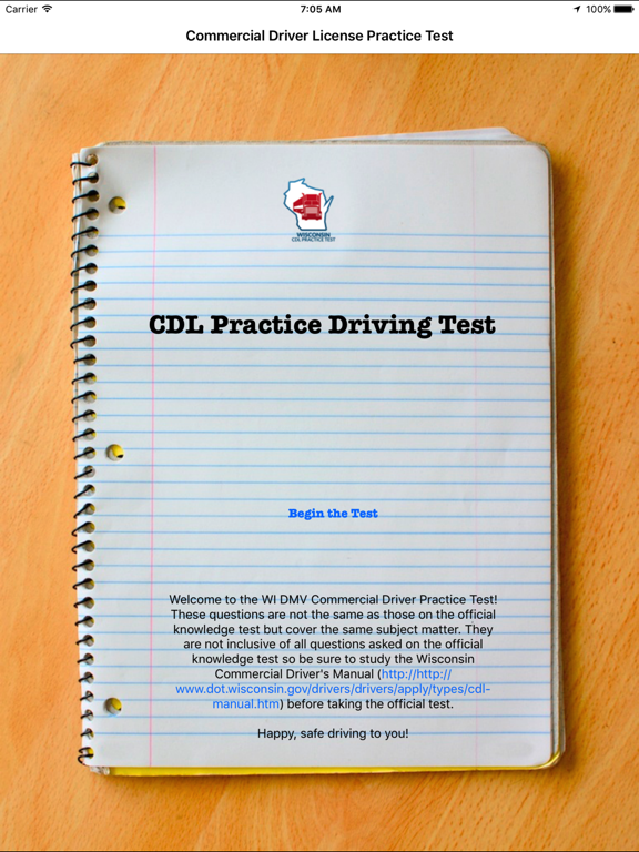 WI DMV CDL Practice Test App Price Drops