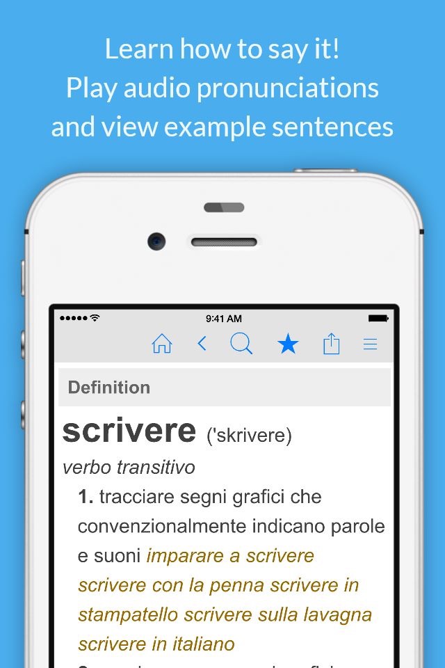 Italian Dictionary & Thesaurus screenshot 2