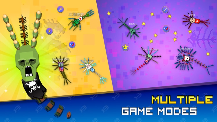 Pixel Sword Fish io screenshot-3