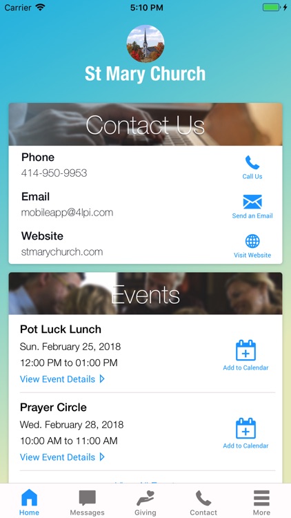 WeConnect Parish App