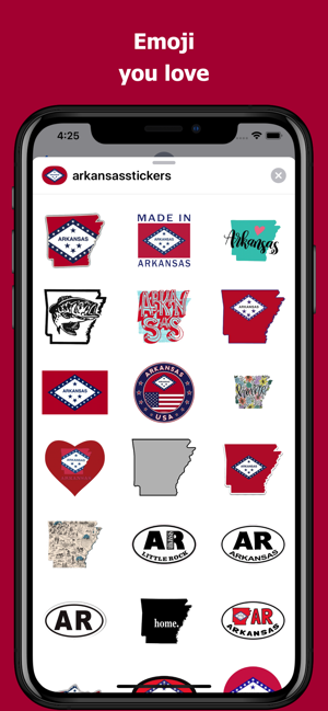 Arkansas emojis - USA stickers(圖2)-速報App