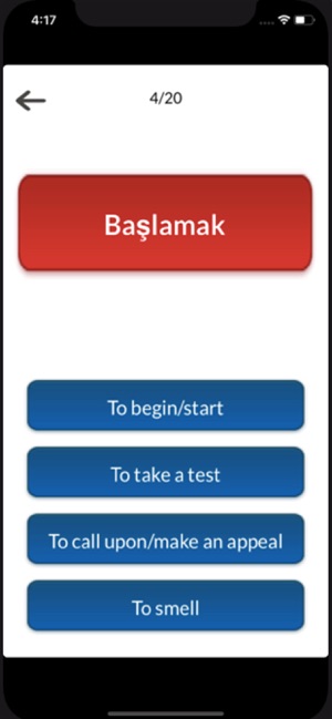 English/Turkish Verbs Test(圖5)-速報App