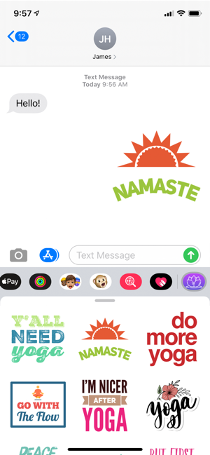 Yoga Stickers