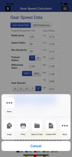 Gear Speed and Tire Size(圖6)-速報App